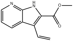 1H-피롤로[2,3-b]피리딘-2-카르복실산,3-에테닐-,메틸에스테르 구조식 이미지