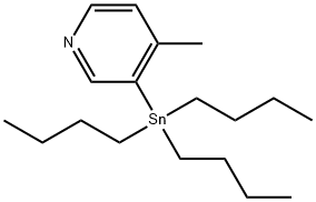 4-Methyl-3-(tributylstannyl)pyridine Structure