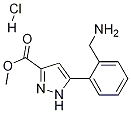 메틸5-(2-(아미노메틸)페닐)-1H-피라졸-3-카르복실레이트HCl 구조식 이미지