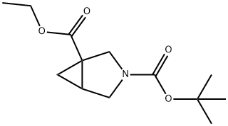 3-아자비시클로[3.1.0]헥산-1,3-디카르복실산,3-(1,1-디메틸에틸)1-에틸 구조식 이미지