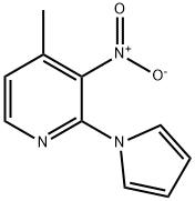 4-Methyl-3-nitro-2-(1H-pyrrol-1-yl)pyridine 구조식 이미지