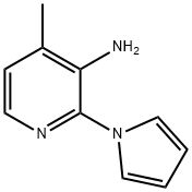 4-Methyl-2-(1H-pyrrol-1-yl)pyridin-3-amine 구조식 이미지