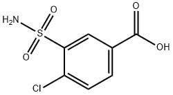 4-Chloro-5-sulphamoylbenzoic acid Structure