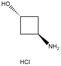 trans-3-aminocyclobutanol hydrochloride Structure