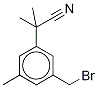 3-(BroMoMethyl)-α,α,5-triMethyl-benzeneacetonitrile Structure