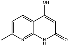 1,8-Naphthyridin-2(1H)-one,4-hydroxy-7-methyl-(9CI) 구조식 이미지