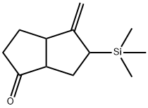 4-Methylene-5-(trimethylsilyl)hexahydro-1(2H)-pentalenone Structure