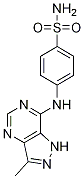 BenzenesulfonaMide, 4-[(3-Methyl-1H-pyrazolo[4,3-d]pyriMidin-7-yl)aMino]- 구조식 이미지