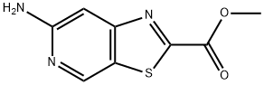 티아졸로[5,4-c]피리딘-2-카르복실산,6-아미노-,메틸에스테르 구조식 이미지