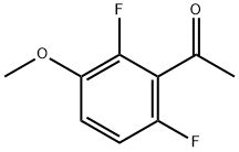 2',6'-Difluoro-3'-methoxyacetophenone 구조식 이미지