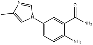 2-aMino-5-(4-Methyl-1H-iMidazol-1-yl)benzaMide 구조식 이미지