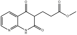 Methyl 3-(1,2,3,4-tetrahydro-2,4-dioxo-1,8-naphthyridin-3-yl)propanoate 구조식 이미지