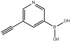 5-ethynylpyridin-3-ylboronic acid Structure