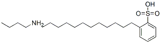도데실벤젠설폰산,부틸아민(1:1)과의화합물 구조식 이미지