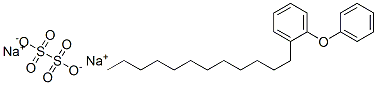 Benzene, dodecylphenoxy-, disulfo deriv., sodium salt Structure