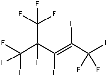 1-IODO-4-(TRIFLUOROMETHYL)OCTAFLUOROPENT-2-ENE 97 구조식 이미지