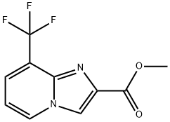이미다조[1,2-a]피리딘-2-카르복실산,8-(트리플루오로메틸)-,메틸에스테르 구조식 이미지