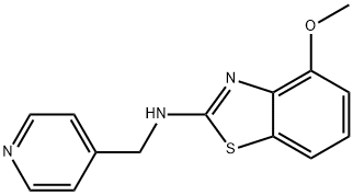 4-Methoxy-N-(pyridin-4-ylmethyl)benzo[d]thiazol-2-amine Structure