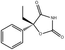 2,4-Oxazolidinedione,5-ethyl-5-phenyl-,(R)-(9CI) Structure