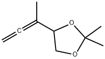 1,3-Dioxolane,  2,2-dimethyl-4-(1-methyl-1,2-propadienyl)-  (9CI) Structure