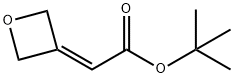 tert-Butyl 2-(oxetan-3-ylidene)acetate Structure