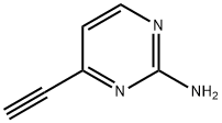4-ethynylpyrimidin-2-amine 구조식 이미지