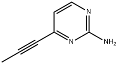 4-(prop-1-ynyl)pyrimidin-2-amine 구조식 이미지