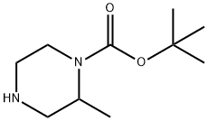 1-Boc-2-Methylpiperazine 구조식 이미지