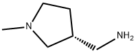 [(3R)-1-methylpyrrolidin-3-yl]methanamine Structure