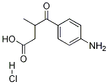4-(4-aMinophenyl)-3-Methyl-4-oxobutanoicacid염산염 구조식 이미지