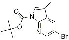 1H-Pyrrolo[2,3-b]pyridine-1-carboxylic acid, 5-broMo-3-Methyl-, 1,1-diMethylethyl ester Structure