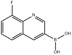 (8-fluoroquinolin-3-yl)boronic acid Structure