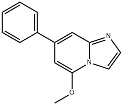 이미다조[1,2-a]피리딘,5-메톡시-7-페닐- 구조식 이미지