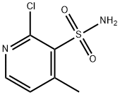 2-Chloro-4-methyl-pyridine-3-sulfonic acid amide Structure