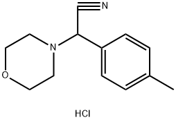 2-Morpholino-2-(p-tolyl)acetonitrile hydrochloride 구조식 이미지