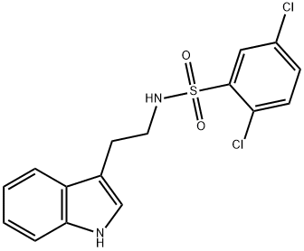 2,5-dichloro-N-[2-(1H-indol-3-yl)ethyl]benzenesulfonamide Structure