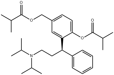 O-Isobutyryl (R)-Fesoterodine 구조식 이미지