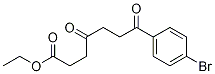 에틸7-(4-브로모페닐)-4,7-디옥소헵타노에이트 구조식 이미지