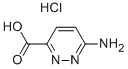 3-PYRIDAZINECARBOXYLIC ACID, 6-AMINO-, HYDROCHLORIDE Structure
