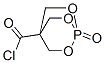 2,6,7-Trioxa-1-phosphabicyclo[2.2.2]octane-4-carbonyl chloride, 1-oxide (9CI) Structure
