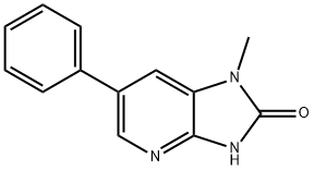 2-HYDROXY-1-METHYL-6-PHENYLIMIDAZO[4,5-B]피리딘 구조식 이미지