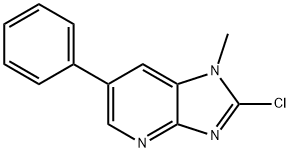 2-CHLORO-1-METHYL-6-PHENYLIMIDAZO[4,5-B]PYRIDINE 구조식 이미지