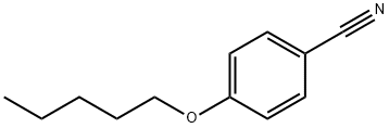 4-N-PENTYLOXYBENZONITRILE 구조식 이미지