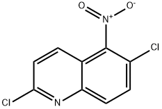 2,6-Dichloro-5-nitroquinoline 구조식 이미지
