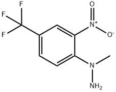 1-METHYL-1-[2-NITRO-4-(TRIFLUOROMETHYL)PHENYL]HYDRAZINE 구조식 이미지
