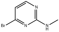 4-BroMo-N-MethylpyriMidin-2-aMine Structure