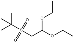 TERT-BUTYLSULPHONYLACETALDEHYDE DIETHYL ACETAL Structure