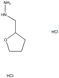 (Oxolan-2-ylmethyl)hydrazine dihydrochloride 구조식 이미지