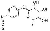 A-L-RHAMNOPYRANOSYLPHENYL*ISOTHIOCYANATE Structure