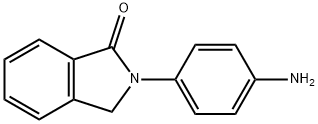 2-(4-aminophenyl)isoindolin-1-one Structure